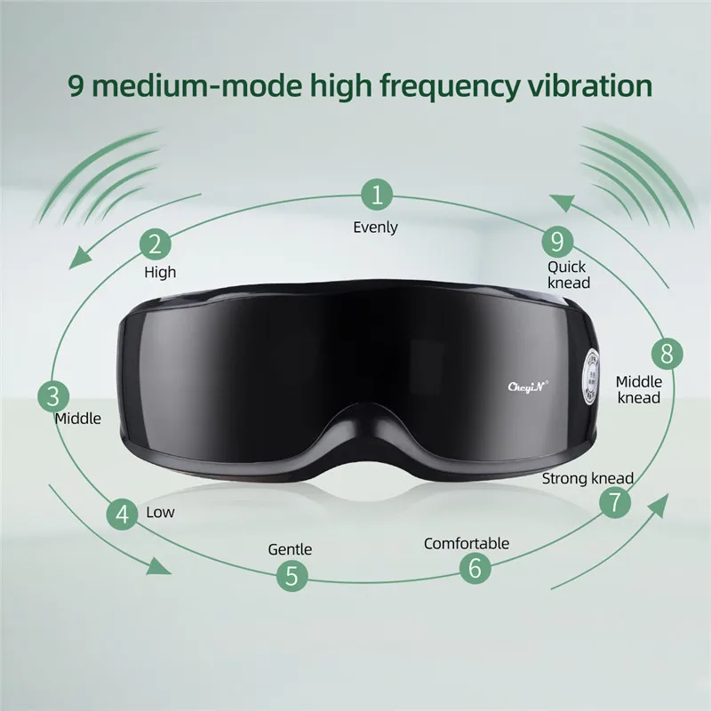 Smart Massager CkeyiN Vibration Magnetic Leevendab väsimust Tumedad ringid Nõelravi Massaaž Relax Eye Care Devi_voghion.com