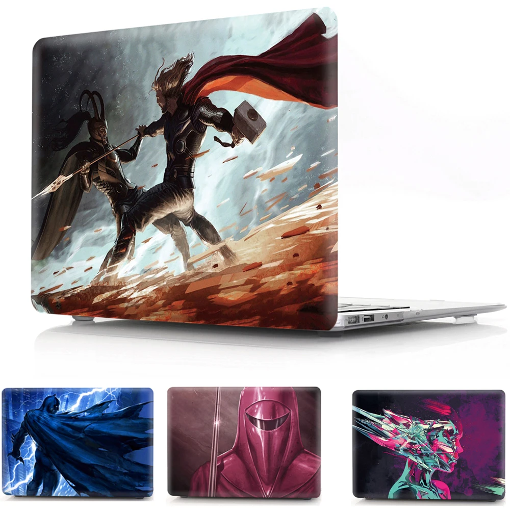 

New Pattern Laptop Case For Macbook Air 13 11 Pro 12 13 13.3 15 Touch Bar Protective Cover Hard Shell for Mac Pro 16 Case
