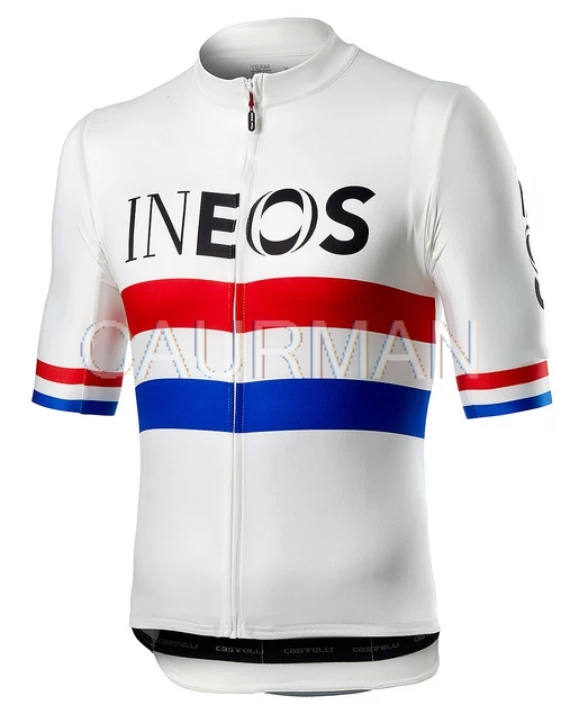 only jersey INEOS Pro Team майки для велоспорта мужские летние топы с короткими рукавами комплект дышащая одежда для езды на велосипеде нагрудник шорты спортивная одежда комплект NW - Цвет: only jersey