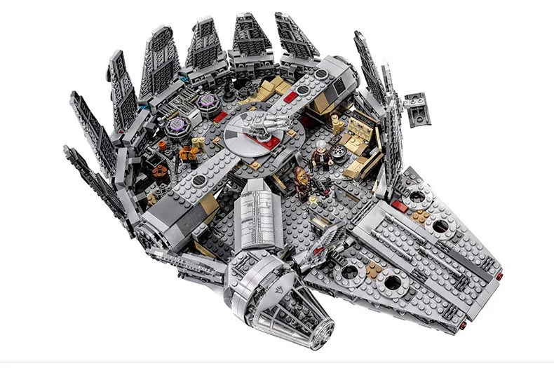 

10467 Millennium Compatible with Iegoset 75105 05007 79211 building blocks Awakens Star Falcon Wars Bricks toys gifts for Kids
