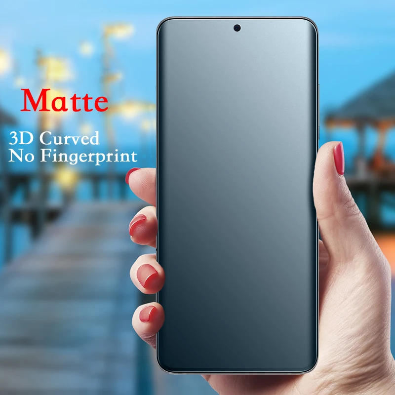 Матовая пленка для Samsung Galaxy S20 S21 A51 A50 Note10 3D изогнутая Защитная экрана без