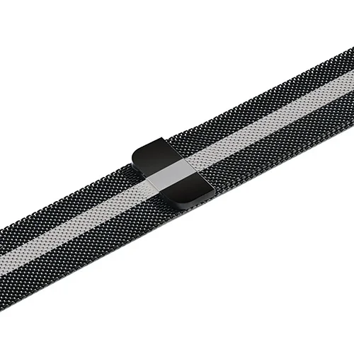 Camouflag Миланский Браслет-петля, браслет из нержавеющей стали для Apple Watch, серия 4, 5, 40 мм, 44 мм, ремешок для iwatch, ремешок 1, 2, 3, 42 мм, 38 мм - Цвет ремешка: balck-gray-black