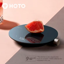 HOTO Smart Kitchen Scale,Bluetooth APP Electronic Scale,Mini Mechanical Scale,Food Weighing Measuring Tool,LED Digital Display