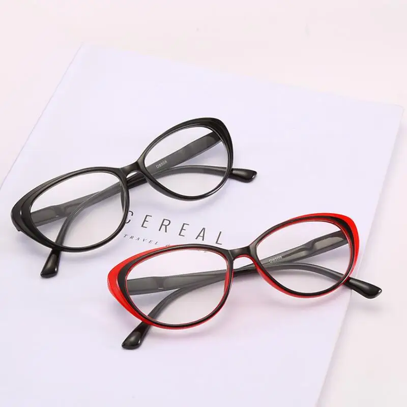 

Retro Cat Eye Frame Reading Glasses Men Women Clear Lens Presbyopic Prescription Glasses with Diopter Eyewear Frame Unisex L3