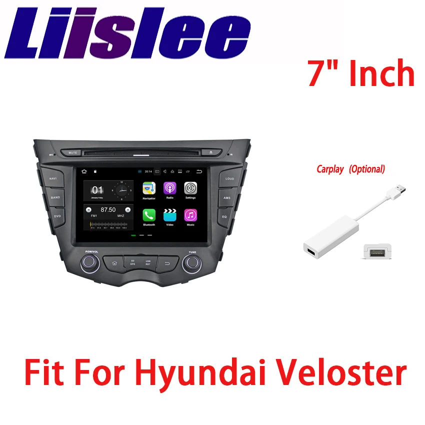 Liislee для Hyundai Veloster 2012 ~ 2016 Android автомобильный навигатор GPS Аудио Видео Радио стерео