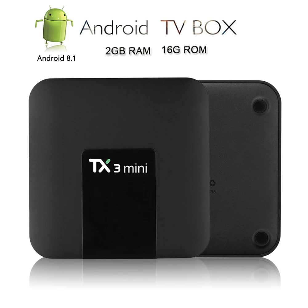 ТВ-приставка Tanix на Android 8 1 Смарт ТВ TX3 Mini H2.65 IP TV 4K медиаплеер Amlogic S905W 2 Гб 16 |