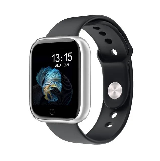 Новые женские водонепроницаемые Смарт-часы T80 Bluetooth Smartwatch для Apple IPhone Xiaomi монитор сердечного ритма фитнес-трекер - Цвет: Silica Gel Silver