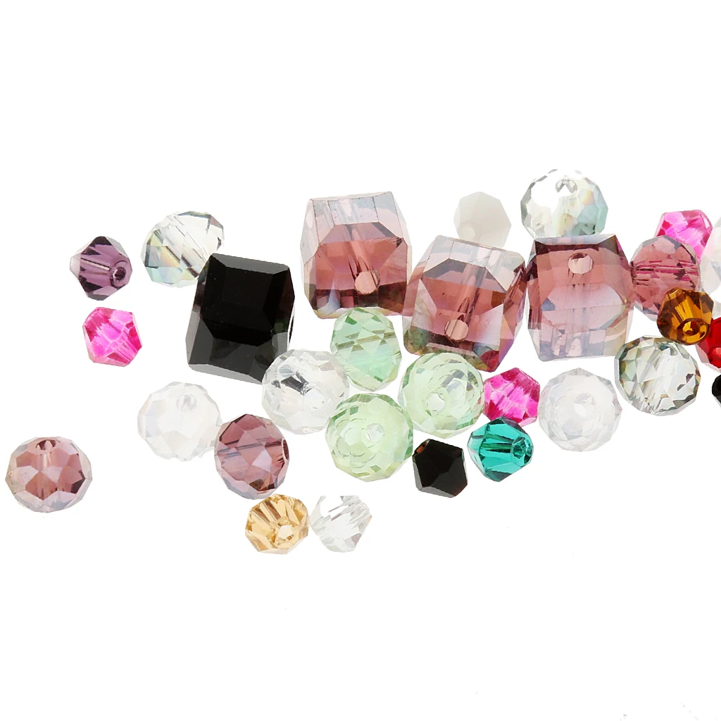 200x Assorted Rhinestone Spacer Beads for DIY Jewelry Accessory Craft