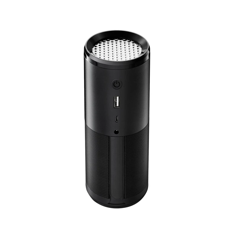 

Portable Anion Air Purifier with HEPA Filter 3-Layer Purification Anion Air Cleaner DIY Aromatherapy for Car Home Office