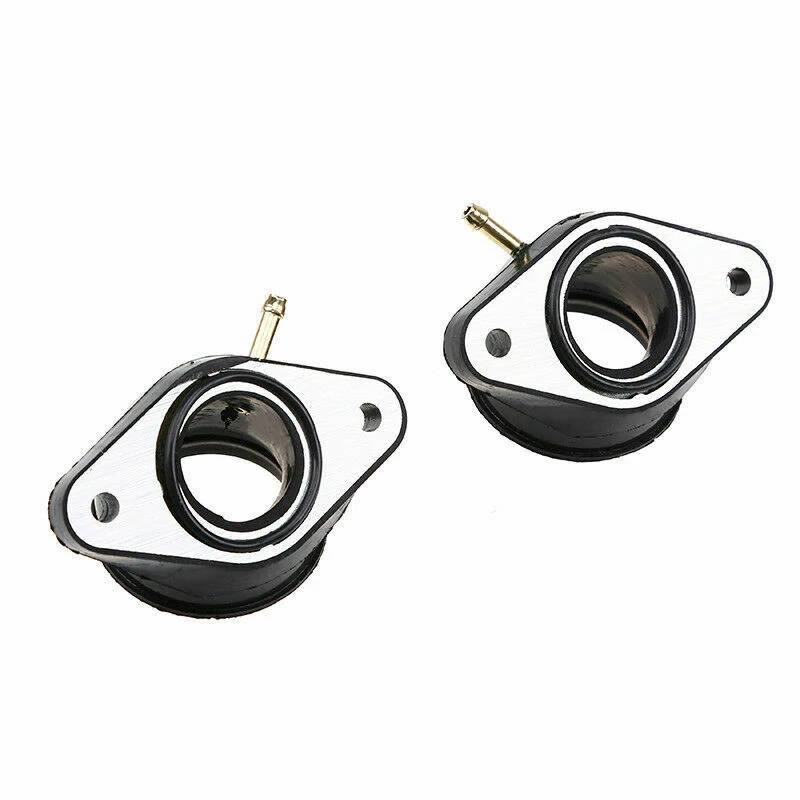 

2 PC Carb Carburetor Interface Intake Boot ForYamaha VIRAGO XV400 500 535 Black