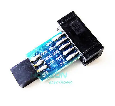 10 шт. 10Pin в 6PiN адаптер преобразования в стандартный 10 Pin в 6 Pin платы для ATMEL STK500 AVRISP USBASP ISP интерфейс конвертер AVR