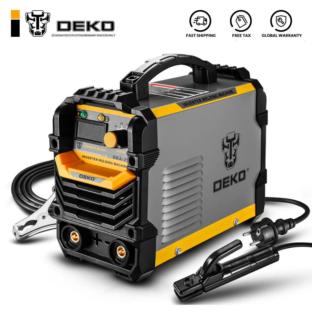 GZ GUOZHI Saldatrice Portatile Inverter IGBT 130A 110V – Kit Saldatore Ad Arco Con Display Digitale E Cassetta Attrezzi – Maneggevole E Potente