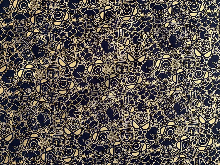 90*145cm Hot stamping Hystericmini Cotton Canvas fabric printed DIY handmade kids patchwork Shoe Tablecloth Sofa Cover