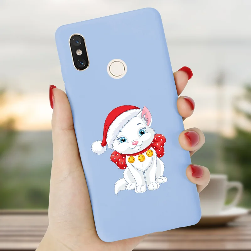 ZSSDMM Рождественский Красный силиконовый чехол mi Note 8 PRO для Xiao mi Red mi Note 8T 7 6 PRO 5 Plus 5A 6A 7A 8A mi 8 Lite K20 9T A3 A2 Capa - Цвет: ZSSDMM