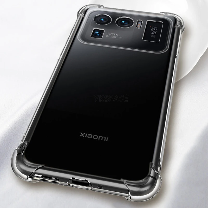 Shockproof Transparent Silicone Airbag Phone Case – Ultra Soft TPU Cover