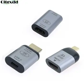 

1PCS USB Type C HDMI Cable 4K 2.0 Converter USB C to HDMI Adapter Connector for MacBook Samsung S10 / S9 Huawei P40 Xiaomi