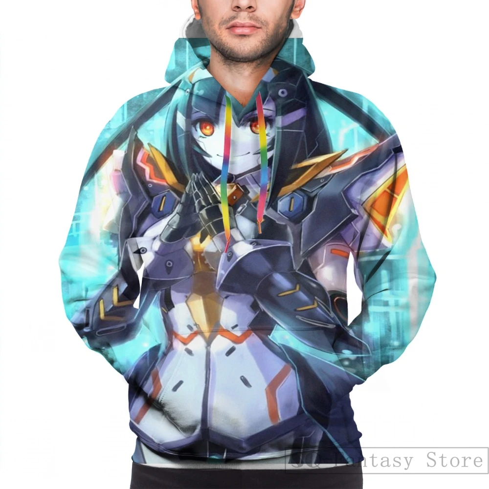 Men Мужские толстовки, свитшоты для женщин funny PSO 2 Darkness Outfit с принтом Повседневная Толстовка с капюшоном - Цвет: Men
