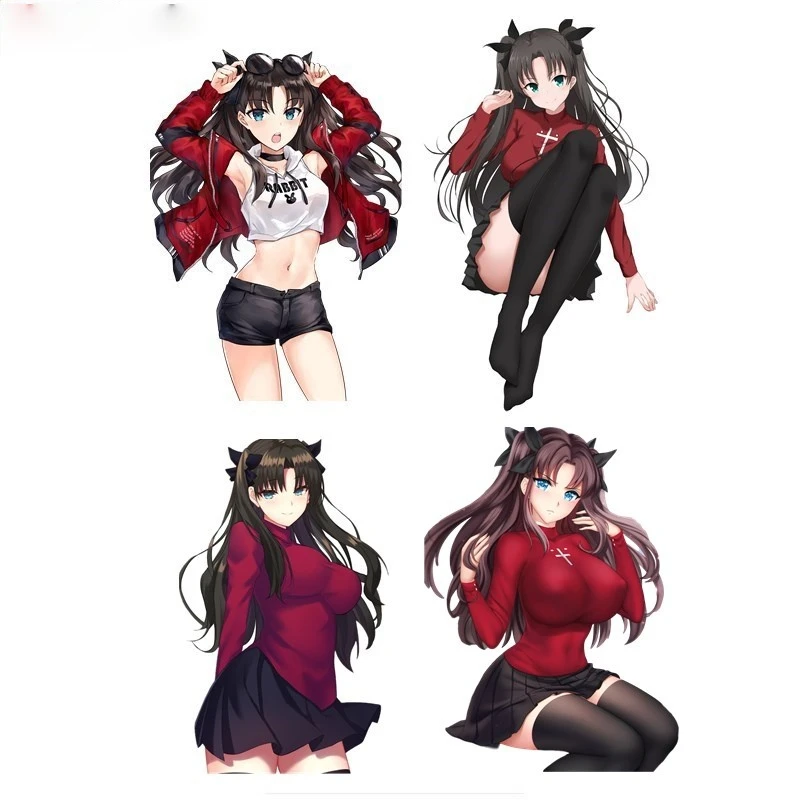 

Anime Girl Decal Fatestay Night Tohsaka Rin Laptop Car Sticker Motorcycle Auto Decor