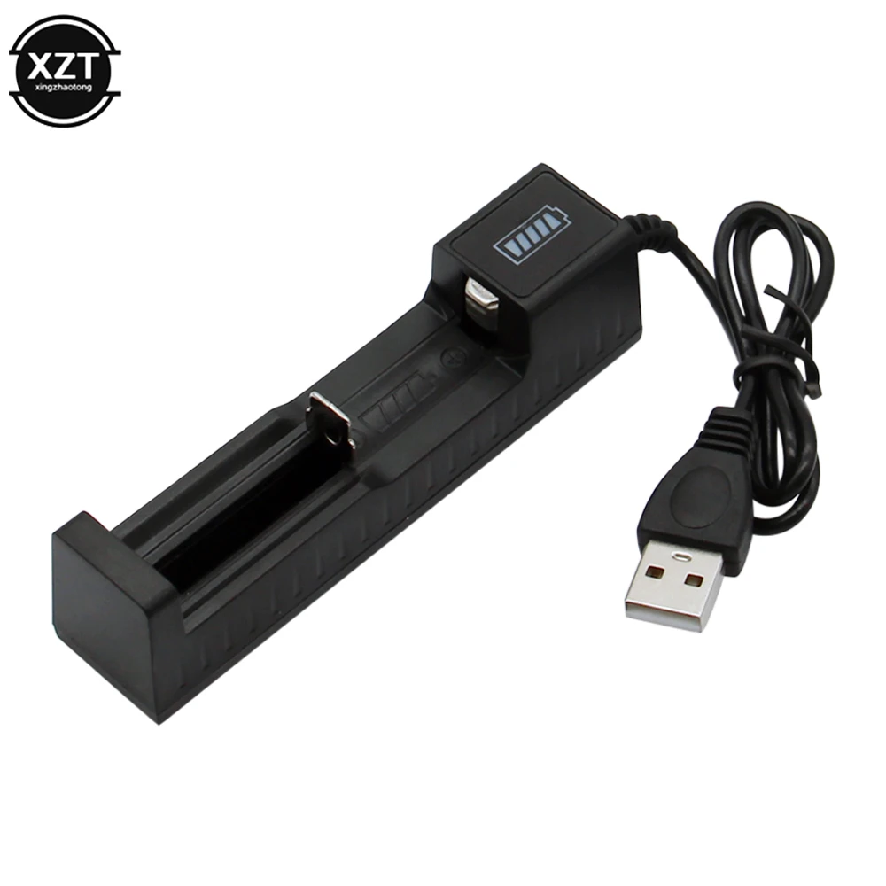 Универсальное 1х 2х слот USB зарядное устройство умная Зарядка для литий-ионных