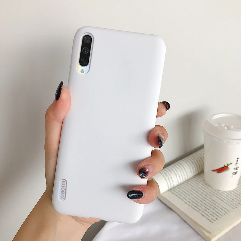 Матовый яркий однотонный чехол для Xiaomi Mi 9 Lite Mi9Lite Mi 9 Lite 6,39 умный чехол для телефона TPU резиновый мягкий силиконовый чехол-бампер