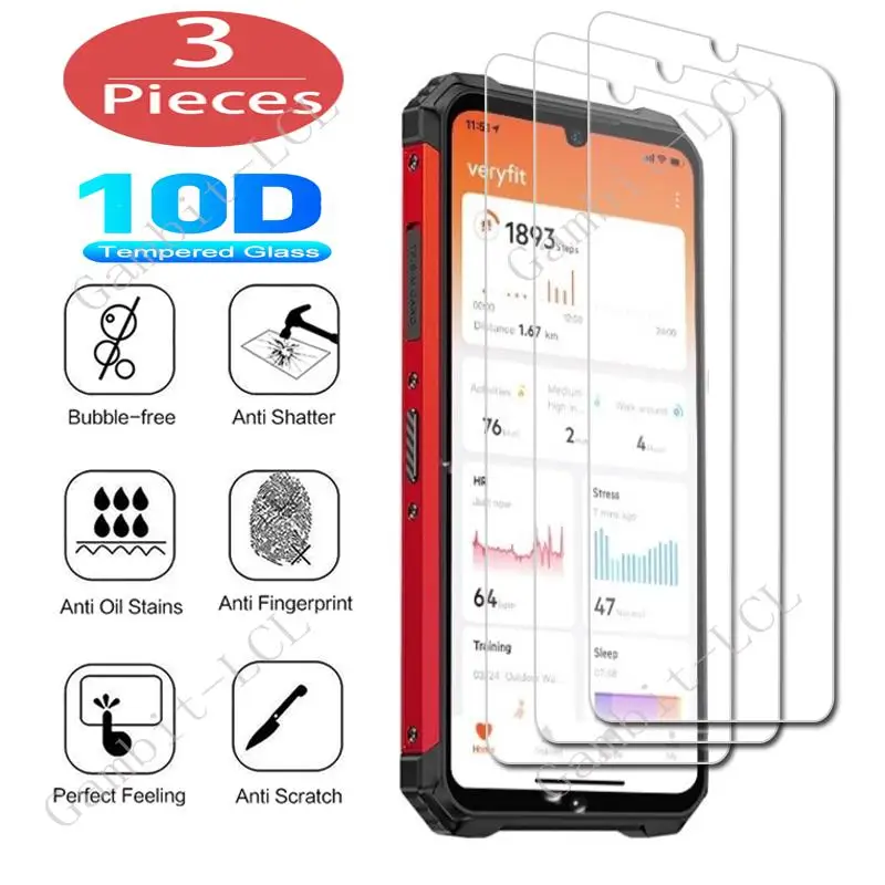 3Pcs Protection Glass For Ulefone Armor 11 5G 11T 12 10 9E 9 8 7 6 5 Pro X8 X7 X5 X6 6E 7E 6S 5S 13 Tempered Screen Cover Film