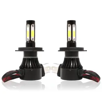 

Car D6 Car Headlights H4/HB2 H8 9006/HB4 9005/HB3 H7 Headlights LED 4-side Bulb Car Headlights 6500k Lights Dropshipping