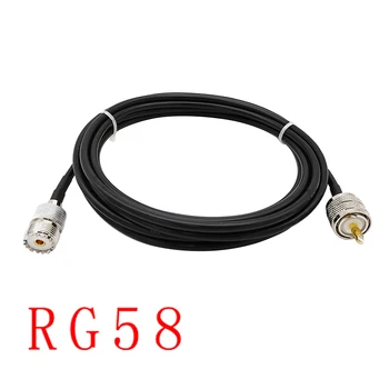 

UHF Male PL259 Plug PL-259 to UHF Female SO-239 SO239 Jack RG58 Coaxial Coax Cable Antenna Extension Pigtail wire Connector