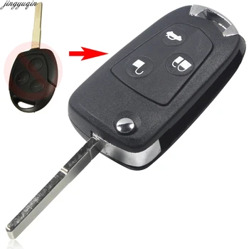 

Jingyuqin 10pcs 3 Buttons Modified Flip Folding Remote Key Flip Shell For Ford Focus Mondeo Fiesta Replacement Smart Key Shell
