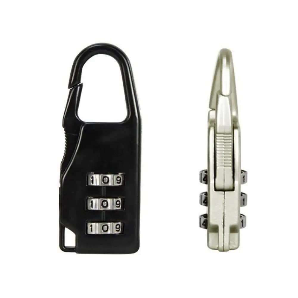 

Mini 3 Digit Dial Resettable Combination Travel Luggage Suitcase Lock Padlock