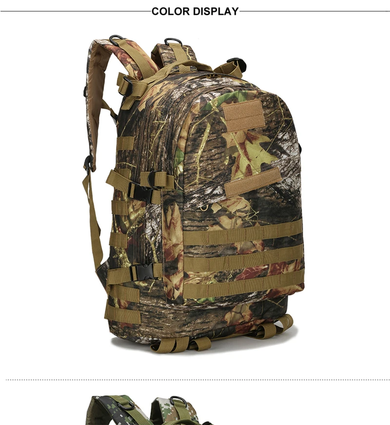 Открытый Тактический Рюкзак Molle, мужской рюкзак для альпинизма, путешествий, спортивные армейские военные сумки, походные треккинговые Оксфордские водонепроницаемые туристические рюкзаки