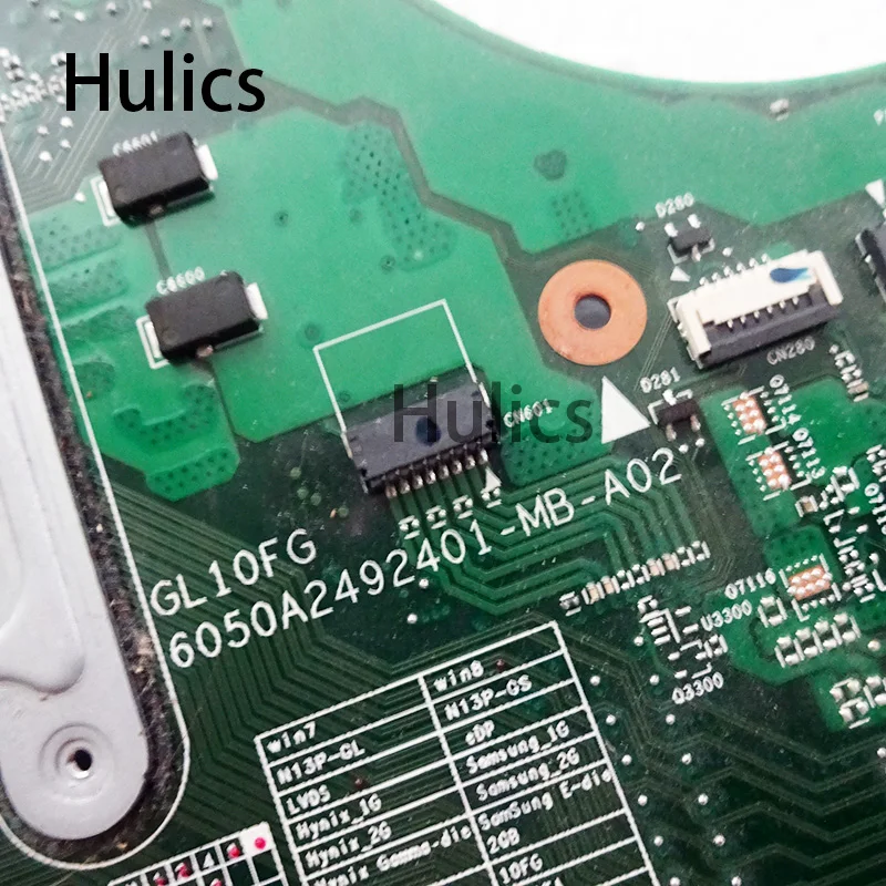 Hulics GL10FG 6050A2492401-MB-A02 V000288220 1310A2492460 для Toshiba satellite P870 P875 материнская плата для ноутбука