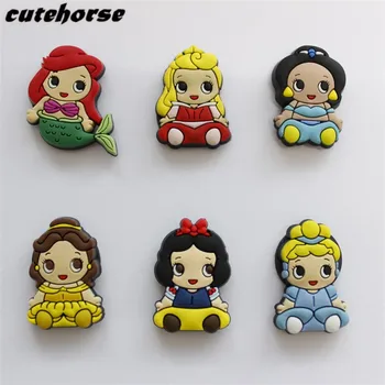 

Hot sale Snow White Princess Series refrigerator magnet Creative Princess Bale PVC fridge magnets sticker