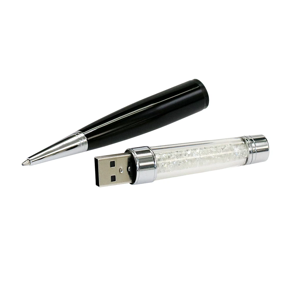 Роскошная Алмазная шариковая ручка, USB флеш-накопитель, USB 2,0, флешка, 64 ГБ, USB флеш, 4 ГБ, 8 ГБ, 16 ГБ, 32 ГБ, USB флешка, ручка-накопитель