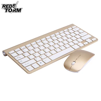 

Keyboard Mouse Kit Slim Wireless Silent 2.4G Portable Keyboard Mice For Android IOS PC Laptop TV BOX Computer TV Office Supplies