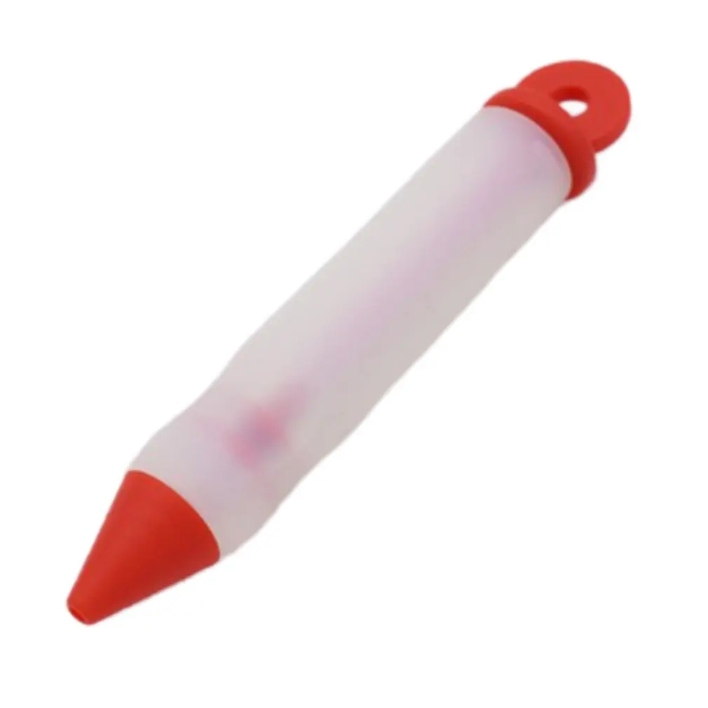 Pastry Cream Chocolate Decorating Syringe Silicone Plate Paint Pen Cake Cookie Ice Pens |