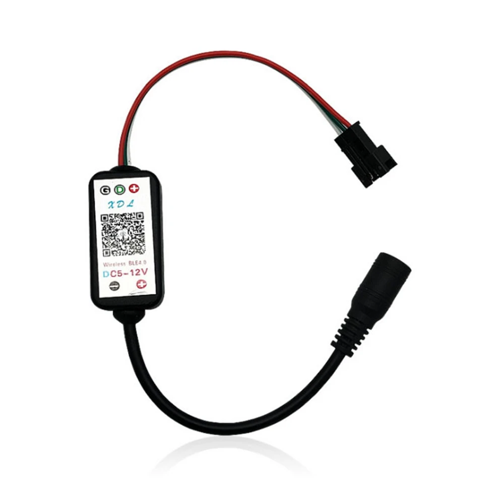 Blutooth светодиодных регулятор линейного светильника для WS2812B WS2811 SK6812 3Pin светодиодные полосы DC5V-12V - Цвет: Бежевый