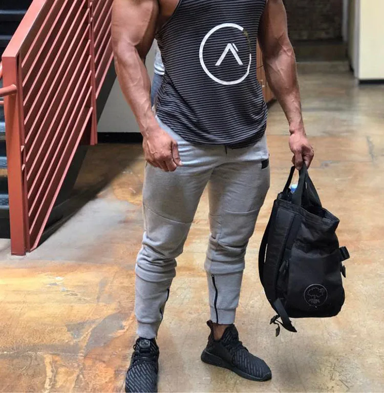 

Muscle Fitness Brothers Sports Pants Spring And Summer Thin Running Training Slim Fit Pants Trousers Men's Sweatpants Casual Pan