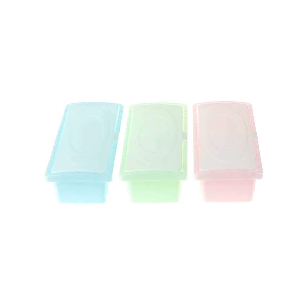

1set 4grid Polystyrene Seasoning Jar Storage Box Kitchen Spice Water Proof Powder Box Tool 3 Colors