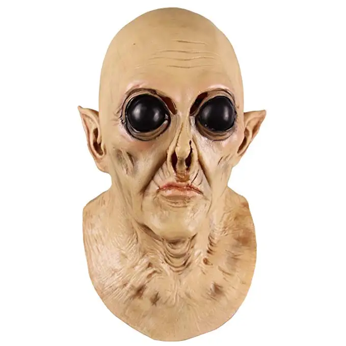 Molezu UFO Alien Mask латексная жуткая маска для Хэллоуина вечерние костюмы