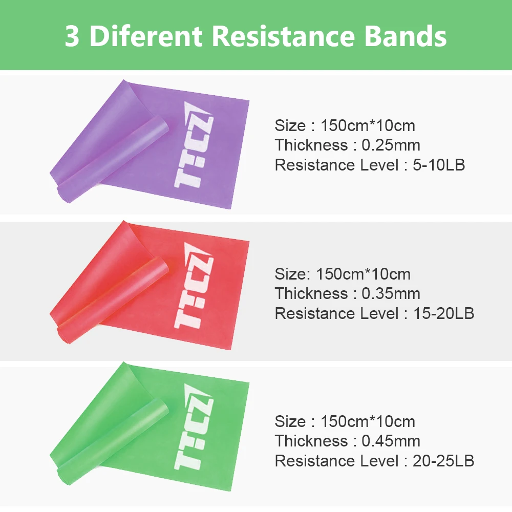 Товары для фитнеса и йоги набор тренировочных лент спортзала домашние