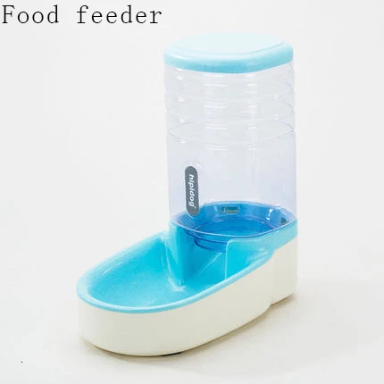 Blue Food 3.8L Pet cat автоматическая кормушка пластиковая бутылка для воды для собак большой емкости еда диспенсер воды кошки собаки миска для питомца - Цвет: Blue Food