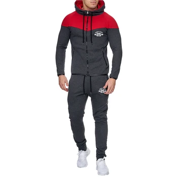 

Tracksuit Men Set Fashion 2020 Casual Jogger Sportswear Suit Spring Autumn Two Pieces Hoodies Pants Set Male Trainingspak Mannen