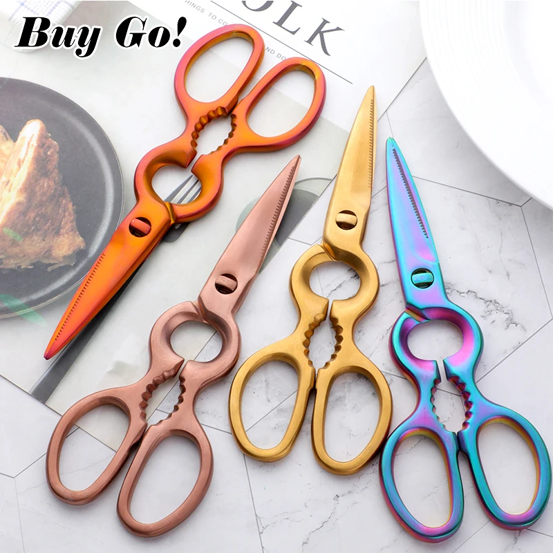 

1PCS Stainless Steel Shear Tool Detachable Home Garden Kitchen Scissor Poultry Fish Bone Cutter Meat Vegetables Herbs BBQ Tool