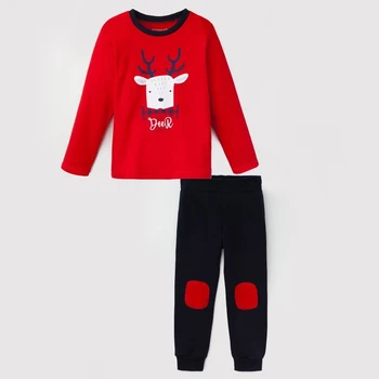 

Set: jumper and trousers Baby I "Deer", red / blue, size 26, 74-80 cm 4361379