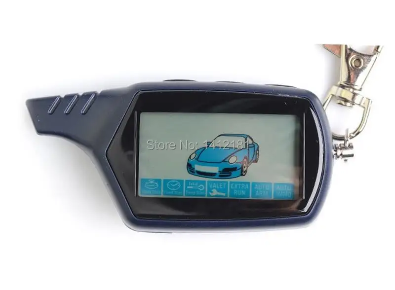  FIRSTARLINE Only For Russian Twage StarLine B9 2 Way Car Alarm System+ Engine Start LCD Remote Cont