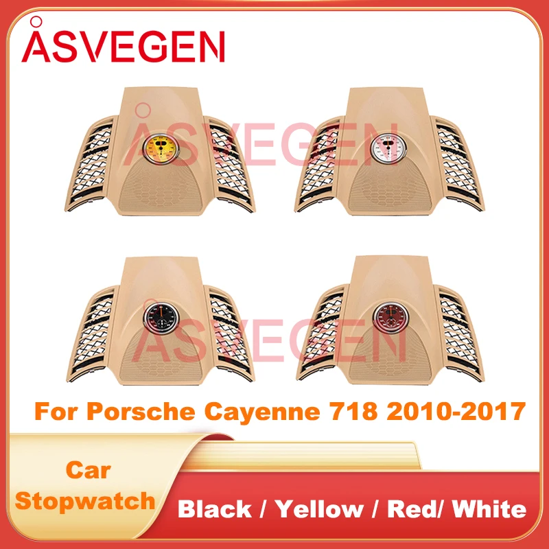 Автомобильный секундомер для Porsche Cayenne 718 2010-2017 интерьер приборной панели