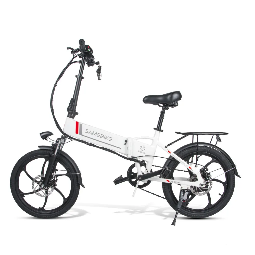 Samebike Smart Folding Electric Moped Bike 20LVXD30 E-bike 20 Inch Tire Speed Electric Bicycle