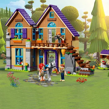 

801pcs Friends Villa Girls Forest House Building Blocks Sets Lepining Friends 01081 41369 Model Christmas Gift Toy