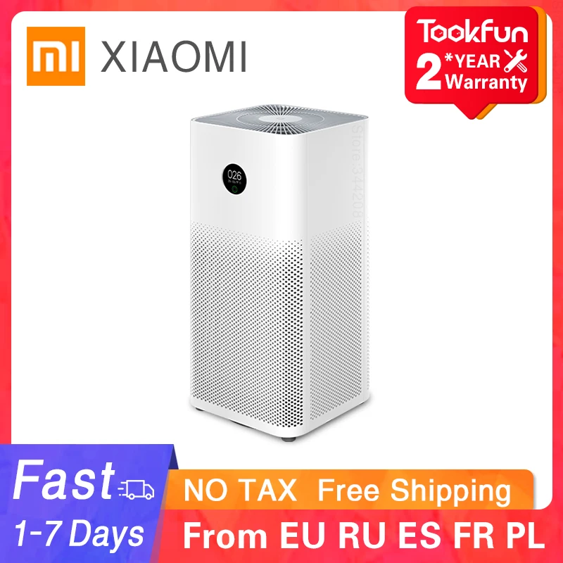 XIAOMI-purificador de aire MIJIA 3 3H, esterilizador doméstico inteligente, elimina el formaldehído, limpieza, filtro Hepa, APP inteligente WIFI