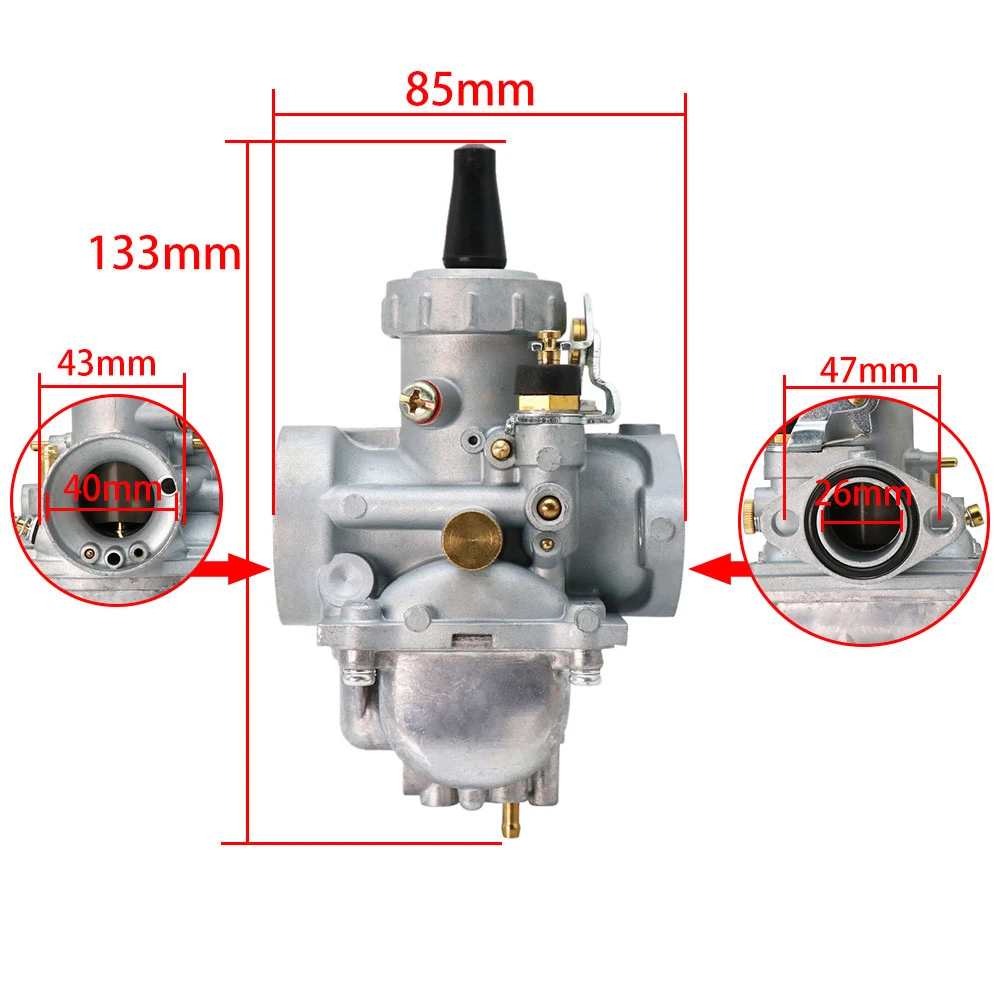 Alconstar карбюратор для мотоцикла Mikuni vergazer 26 мм VM22 PZ26 PD Carburador SUZUKI TS125 TS100|Карбюратор| |